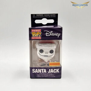 Funko Pocket Pop Disney The Nightmare Before Christmas Santa Jack Vinyl Keychain